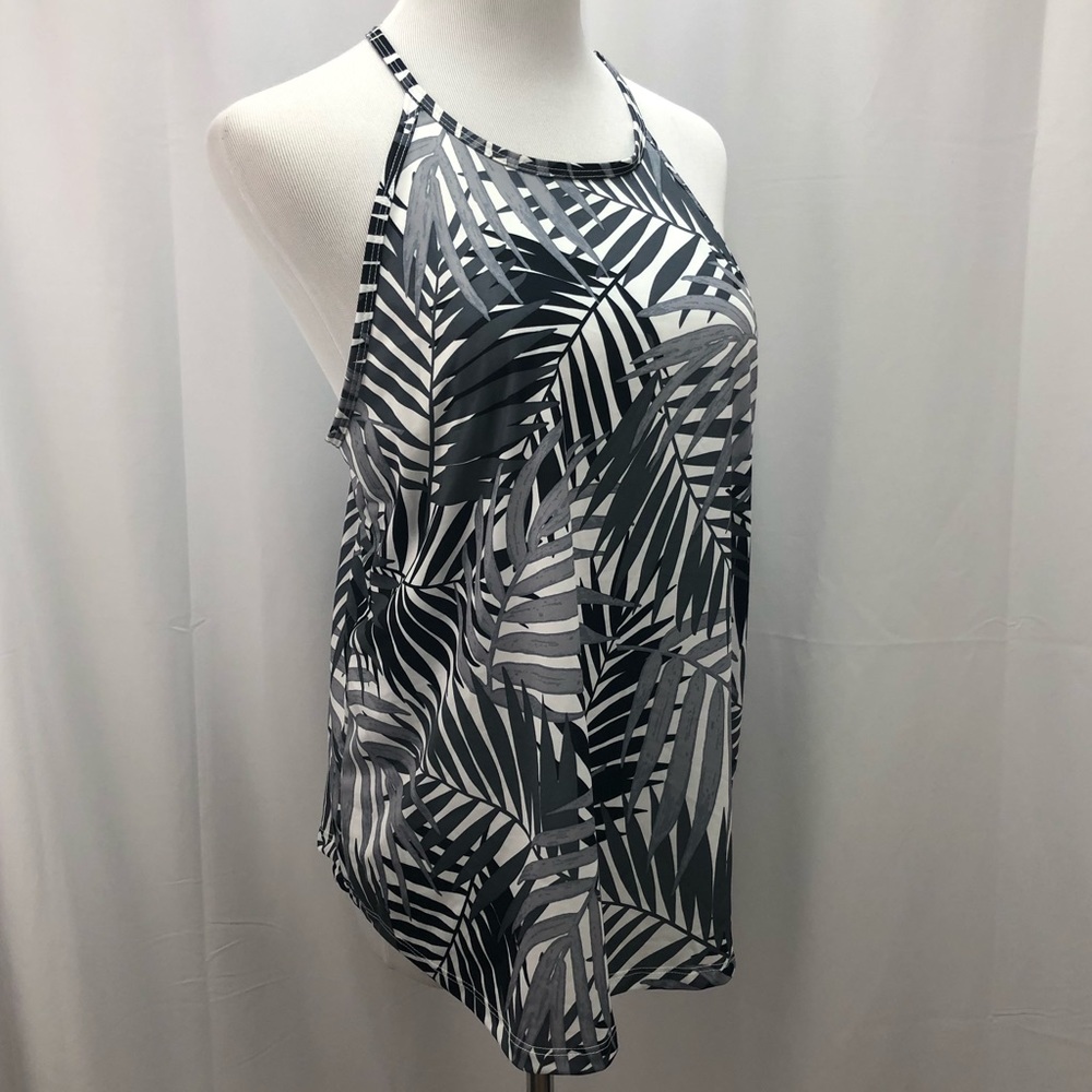 Old Navy Active Palm Leaf Top Sz Large